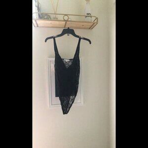 Black lace bodysuit